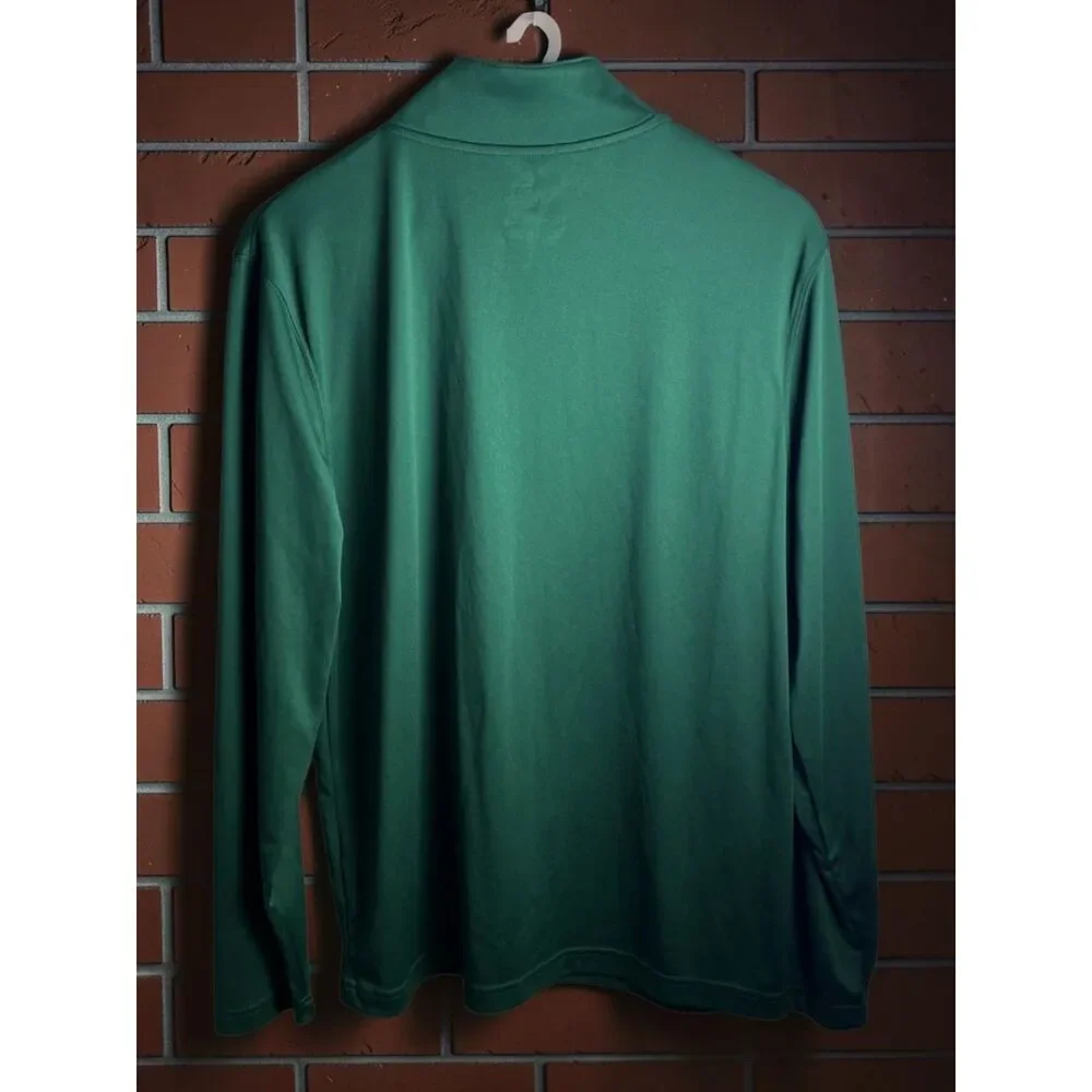 Fanatics Miami Hurricanes Quarter Zip Pullover Green Men's Medium